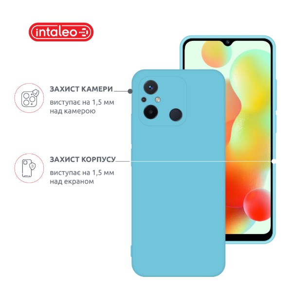 Фото - Чехол для смартфона Intaleo Silicone Case for Xiaomi Redmi 12C Blue (1283126600647)