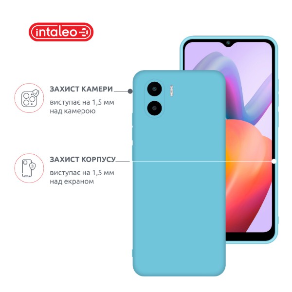 Фото - Чохол для смартфону Intaleo Silicone Case for Xiaomi Redmi A2 Blue (1283126600883)