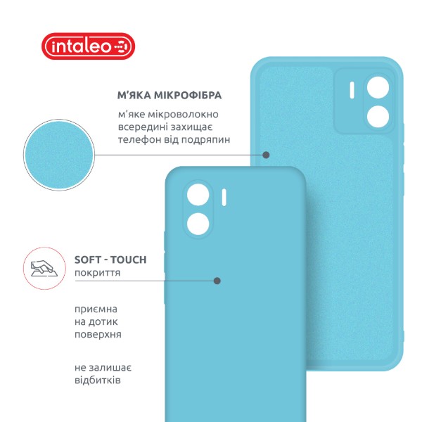Фото - Чохол для смартфону Intaleo Silicone Case for Xiaomi Redmi A2 Blue (1283126600883)