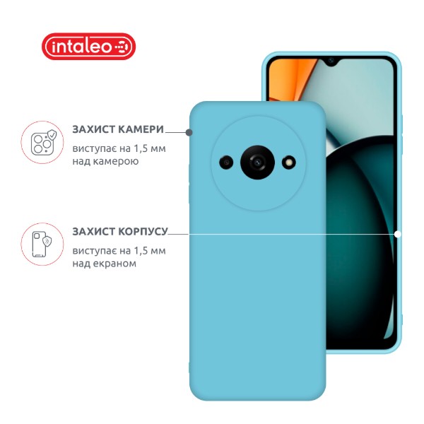 Фото - Чохол для смартфону Intaleo Silicone Case for Xiaomi Redmi A3 Blue (1283126600920)