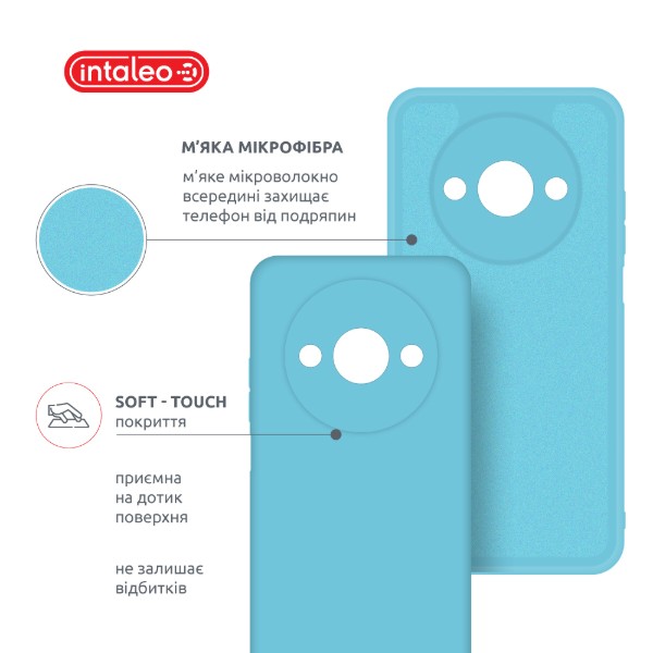 Фото - Чохол для смартфону Intaleo Silicone Case for Xiaomi Redmi A3 Blue (1283126600920)