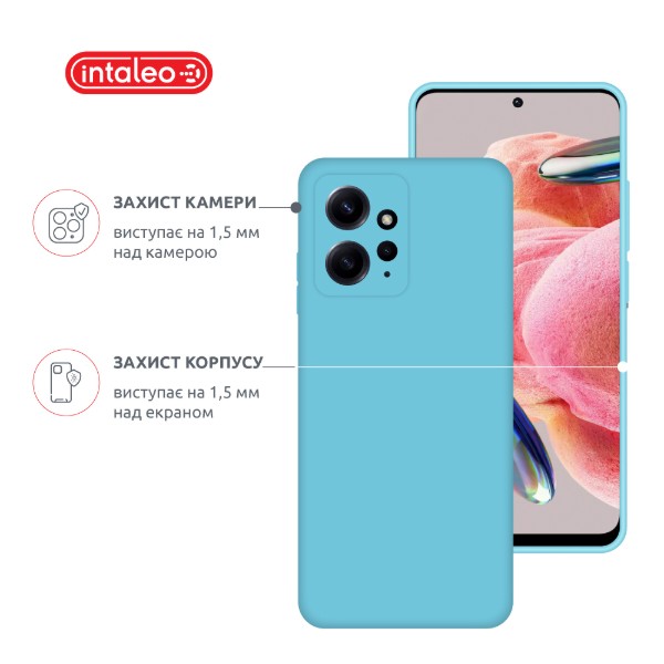 Фото - Чехол для смартфона Intaleo Silicone Case for Xiaomi Redmi Note 12 Blue (1283126600968)