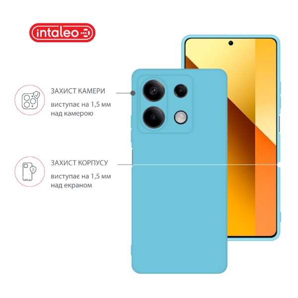 Фото - Чохол для смартфону Intaleo Silicone Case for Xiaomi Redmi Note 13 5G Blue (1283126601095)