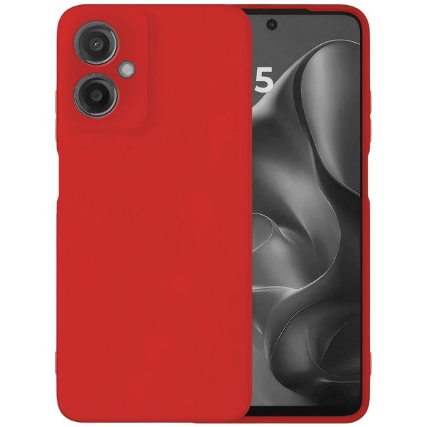 Фото - Чехол для смартфона Intaleo Silicone for Motorola Moto G24 Power Red (1283126640193)
