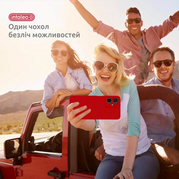 Фото - Чехол для смартфона Intaleo Silicone for Motorola Moto G24 Power Red (1283126640193)
