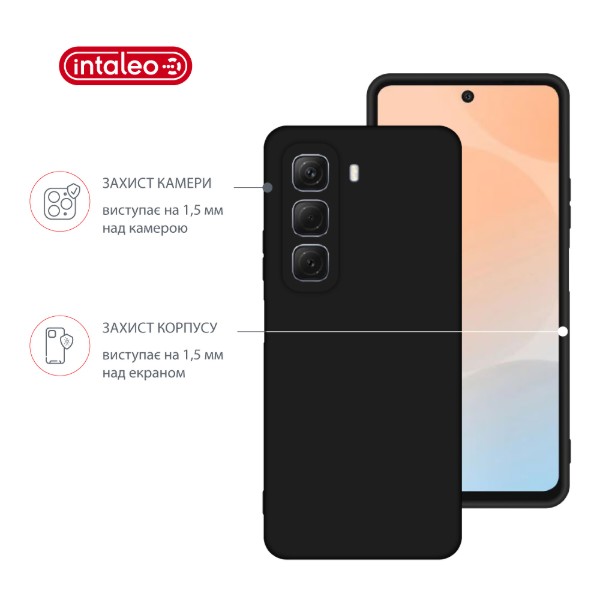 Фото - Чехол для смартфона Intaleo SoftShell for Infinix Hot 50 4G Black (1283126618512)
