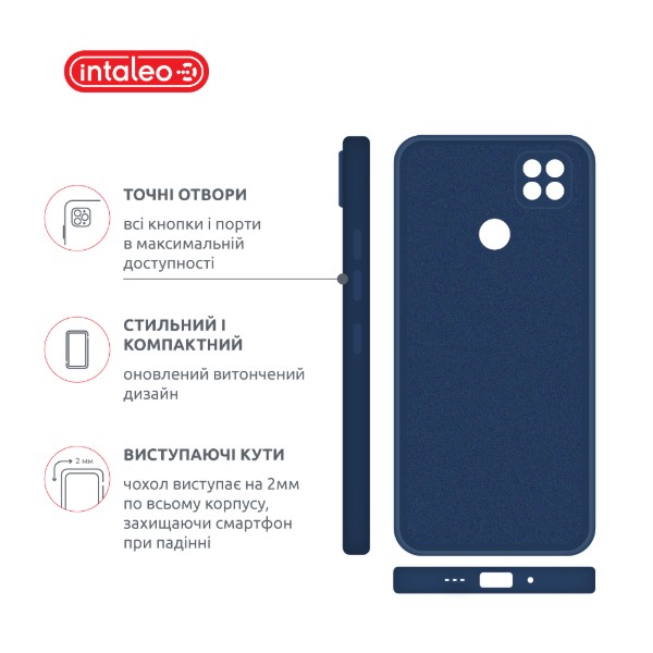 Фото - Чехол для смартфона Intaleo SoftShell for Xiaomi Redmi 9 Blue (1283126564185)