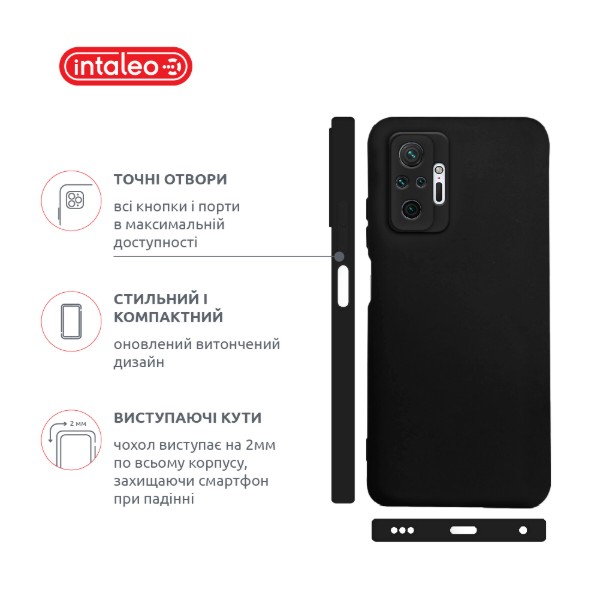 Фото - Чехол для смартфона Intaleo SoftShell for Xiaomi Redmi Note 10 Red (1283126564284)