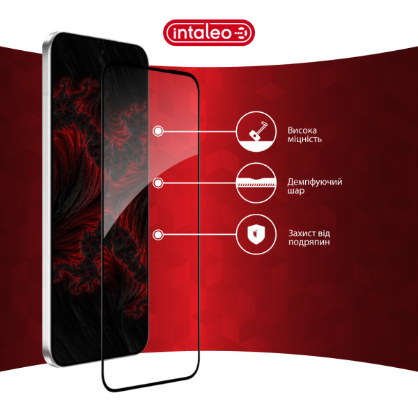 Фото - Захисне скло для смартфону Intaleo 9H 3D for Oppo A6 pro Black (1283126637193)