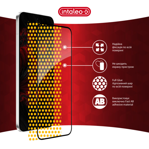 Фото - Защитное стекло для смартфона Intaleo 9H 3D for OPPO Reno 15 FS / A6 / A6X Black (1283126638084