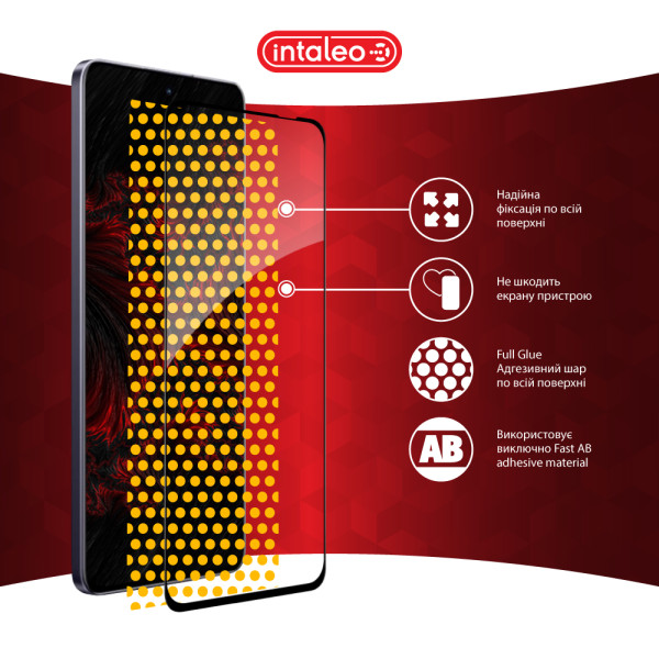 Фото - Захисне скло для смартфону Intaleo 9H 3D for Realme 13+ Black (1283126607523)