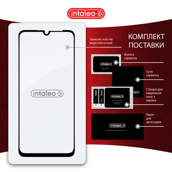 Фото - Захисне скло для смартфону Intaleo 9H 3D for Realme Note 60 Black (1283126608995)