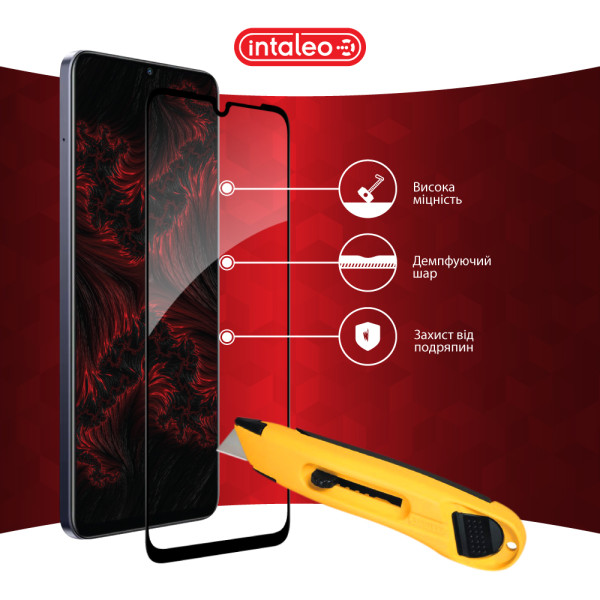 Фото - Захисне скло для смартфону Intaleo 9H 3D for Realme Note 60 Black (1283126608995)