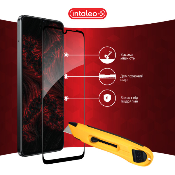 Фото - Защитное стекло для смартфона Intaleo 9H 3D for Realme Note 60X Black (1283126609053)