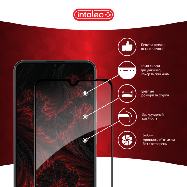 Фото - Защитное стекло для смартфона Intaleo 9H 3D for Realme Note 60X Black (1283126609053)