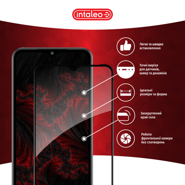 Фото - Захисне скло для смартфону Intaleo 9H 3D for Xiaomi Redmi 8 / Redmi 8A Black (1283126501807)