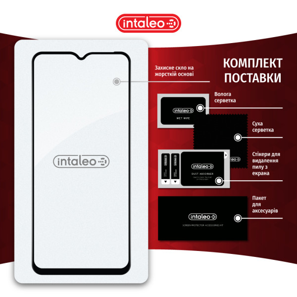 Фото - Захисне скло для смартфону Intaleo 9H 3D for Xiaomi Redmi 9C / Redmi A1 / Redmi 9A Black (1283126504433)
