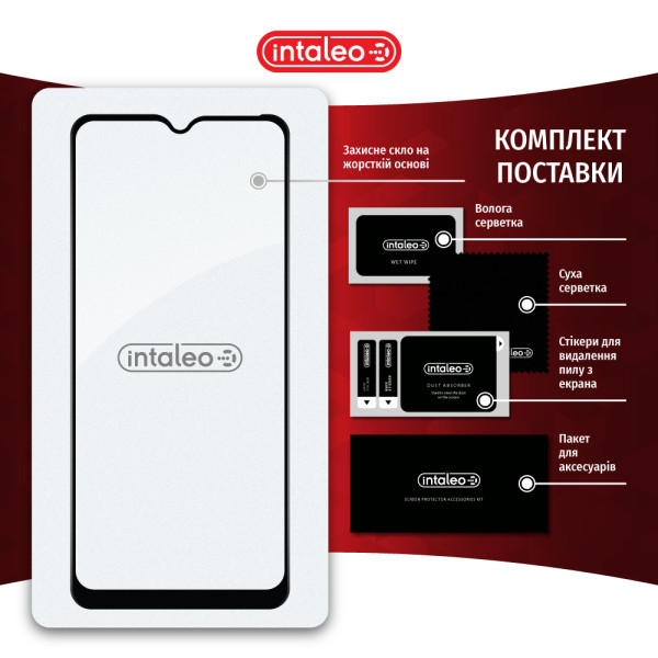 Фото - Захисне скло для смартфону Intaleo 9H 3D for Xiaomi Redmi A2+ / Redmi A2 Black (1283126564604)