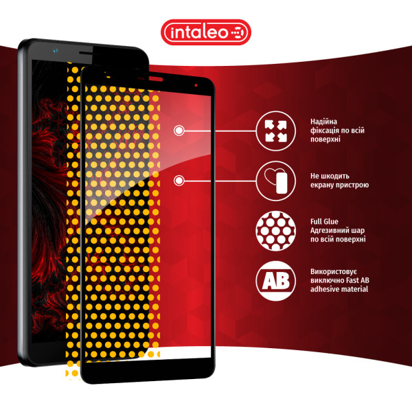 Фото - Захисне скло для смартфону Intaleo 9H 3D for ZTE Blade A31 Plus Black (1283126523113)