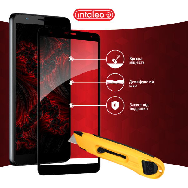 Фото - Захисне скло для смартфону Intaleo 9H 3D for ZTE Blade A31 Plus Black (1283126523113)