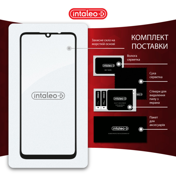 Фото - Захисне скло для смартфону Intaleo 9H 3D for ZTE Blade A35 / A55 / A36 / A56 Black (1283126598739)