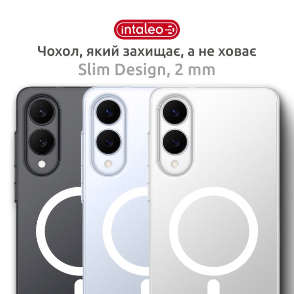Фото - Чохол для смартфону Intaleo CLEAR 
for Samsung Galaxy S25 Edge з MagSafe (1283126631221)