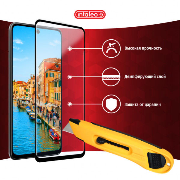 Фото - Защитное стекло для смартфона Intaleo Full Glue for Xiaomi Redmi 10 (1283126517389)