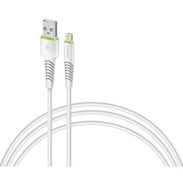 Фото - Кабель Intaleo Lightning 0,2м White (CBFLEXL0) Фото - Кабель Intaleo Lightning 0,2м White (CBFLEXL0)
