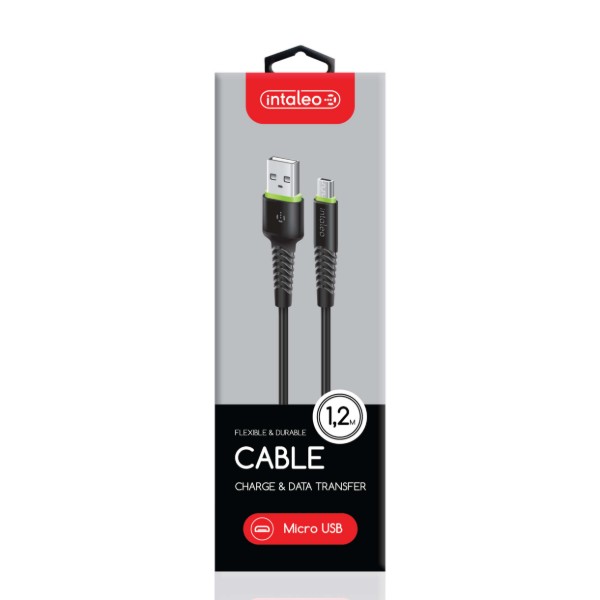 Фото - Кабель Intaleo Micro USB 1,2м Black (CBFLEXM1)