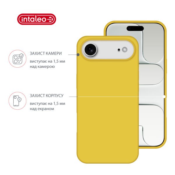 Фото - Чехол для смартфона Intaleo Silicone Case for Apple iPhone 17 Air Yellow (1283126630484)