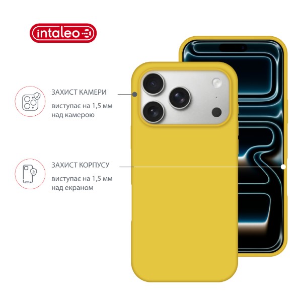 Фото - Чохол для смартфону Intaleo Silicone Case for Apple iPhone 17 Pro Max Yellow (1283126630569)