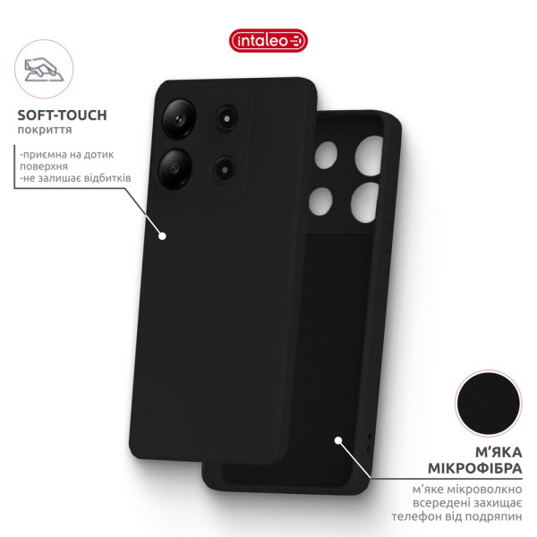 Фото - Чехол для смартфона Intaleo SoftShell for Motorola Moto G15/G15 Power Black (1283126632365)