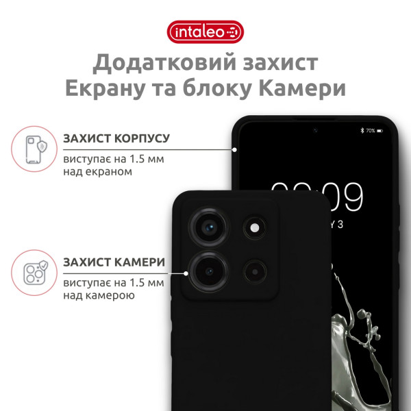 Фото - Чехол для смартфона Intaleo SoftShell for Motorola Moto G15/G15 Power Black (1283126632365)