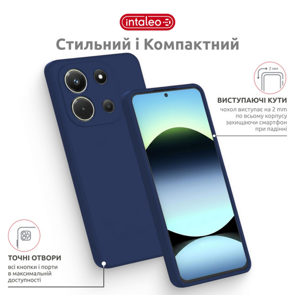 Фото - Чохол для смартфона Intaleo SoftShell for Motorola Moto G15/G15 Power Blue (1283126632334)