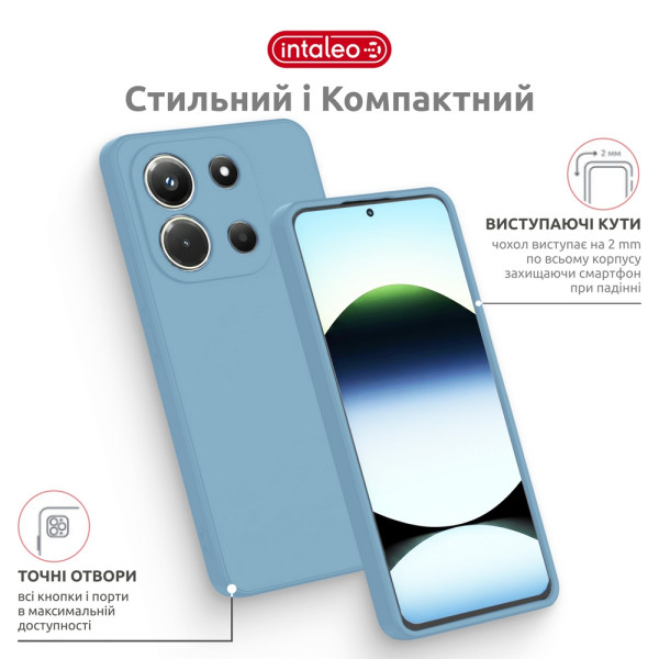 Фото - Чохол для смартфона Intaleo SoftShell for Motorola Moto G15/G15 Power Blue (1283126632327)