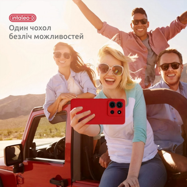 Фото - Чохол для смартфона Intaleo SoftShell for Motorola Moto G15/G15 Power Red (1283126632358)