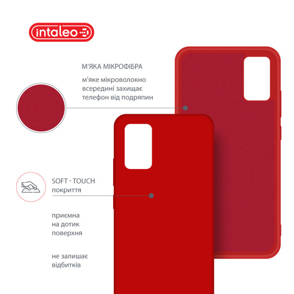 Фото - Чохол для смартфону Intaleo SoftShell for Samsung Galaxy A02S Red (1283126609466)