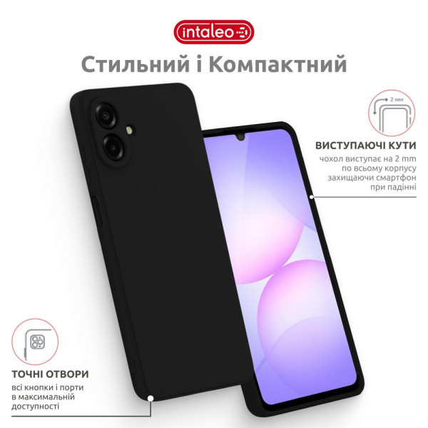 Фото - Чохол для смартфону Intaleo SoftShell for Samsung Galaxy A07 Black (1283126631276)