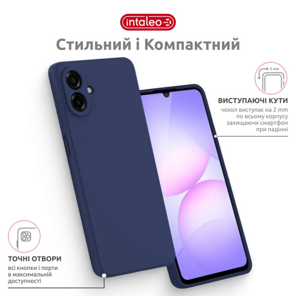 Фото - Чохол для смартфону Intaleo SoftShell for Samsung Galaxy A07 Blue (1283126631245)