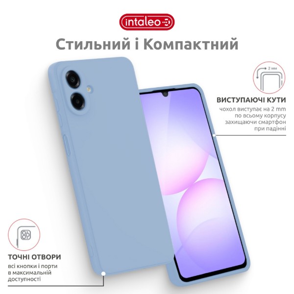 Фото - Чохол для смартфону Intaleo SoftShell for Samsung Galaxy A07 Blue (1283126631238)