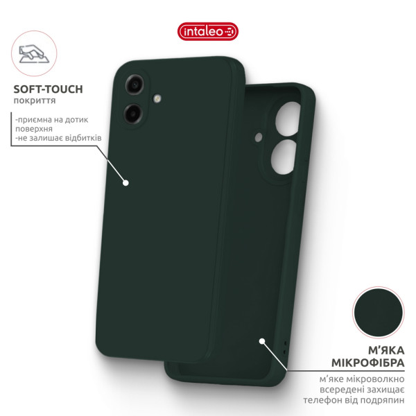 Фото - Чехол для смартфона Intaleo SoftShell for Samsung Galaxy A07 Dark Green (1283126631252)