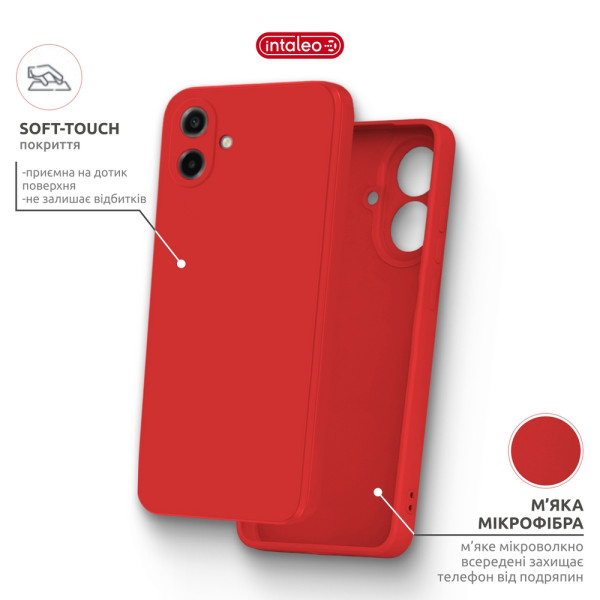 Фото - Чохол для смартфону Intaleo SoftShell for Samsung Galaxy A07 Red (1283126631269)