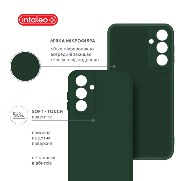 Фото - Чохол для смартфону Intaleo SoftShell for Samsung Galaxy A16 Dark Green (1283126609558)