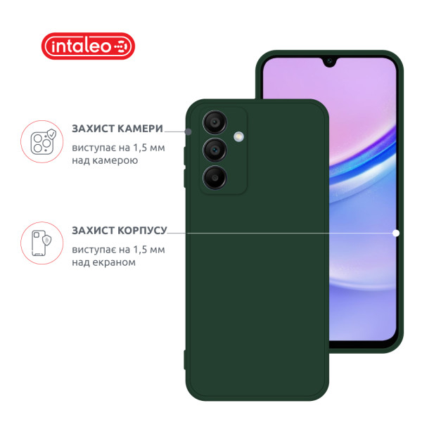 Фото - Чохол для смартфону Intaleo SoftShell for Samsung Galaxy A16 Dark Green (1283126609558)