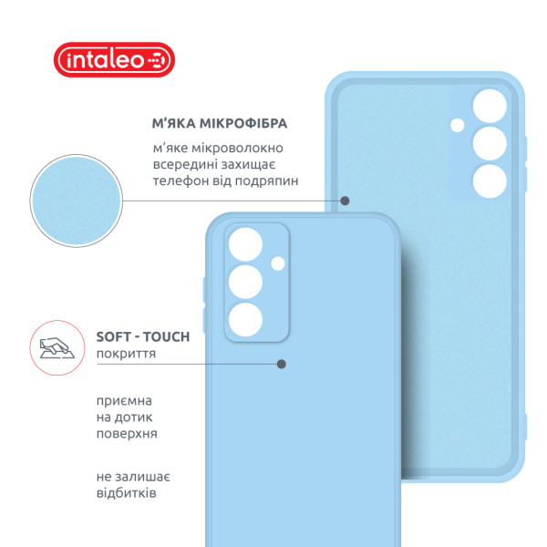 Фото - Чохол для смартфону Intaleo SoftShell for Samsung Galaxy A16 Light Blue (1283126609534)