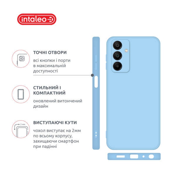 Фото - Чохол для смартфону Intaleo SoftShell for Samsung Galaxy A16 Light Blue (1283126609534)