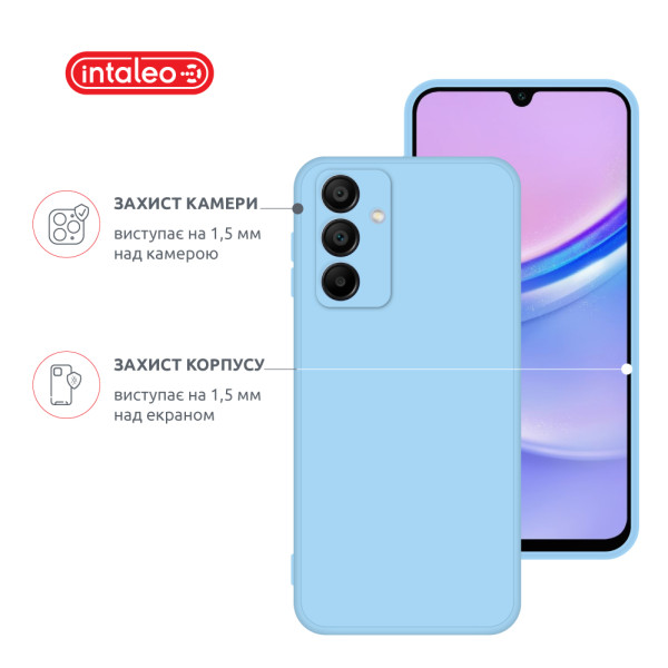 Фото - Чохол для смартфону Intaleo SoftShell for Samsung Galaxy A16 Light Blue (1283126609534)