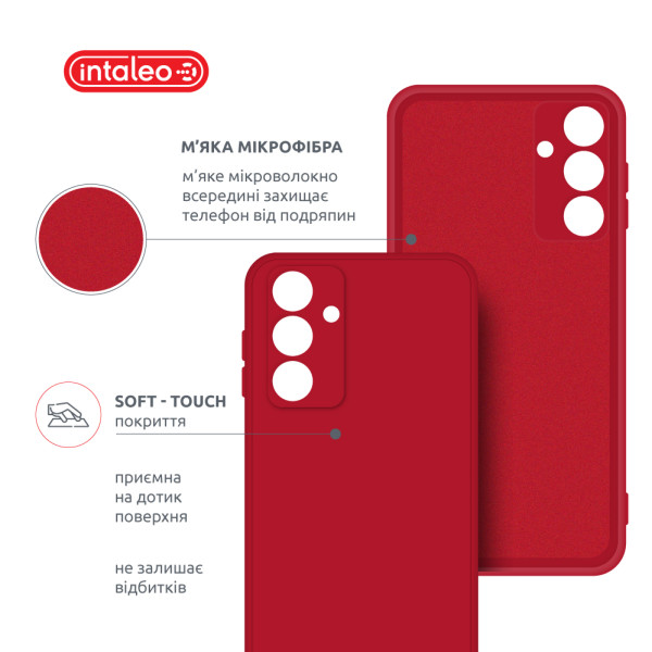 Фото - Чохол для смартфону Intaleo SoftShell for Samsung Galaxy A16 Red (1283126609565)