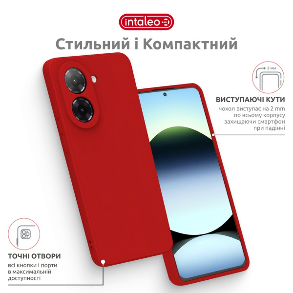 Фото - Чехол для смартфона Intaleo SoftShell for Xiaomi Redmi A5 Red (1283126631313)