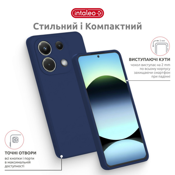 Фото - Чохол для смартфону Intaleo SoftShell for Xiaomi Redmi Note 13 Pro 4G Blue (1283126632488)